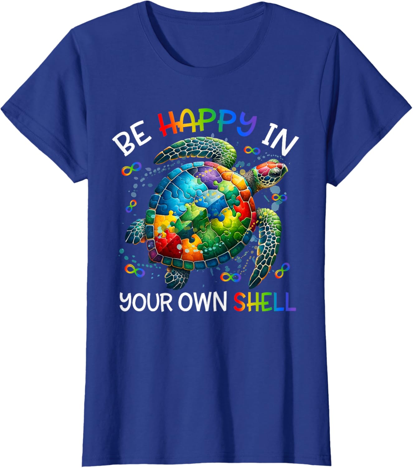 Puzzle Turtle Be Happy In Your Own Shell Autism Awareness