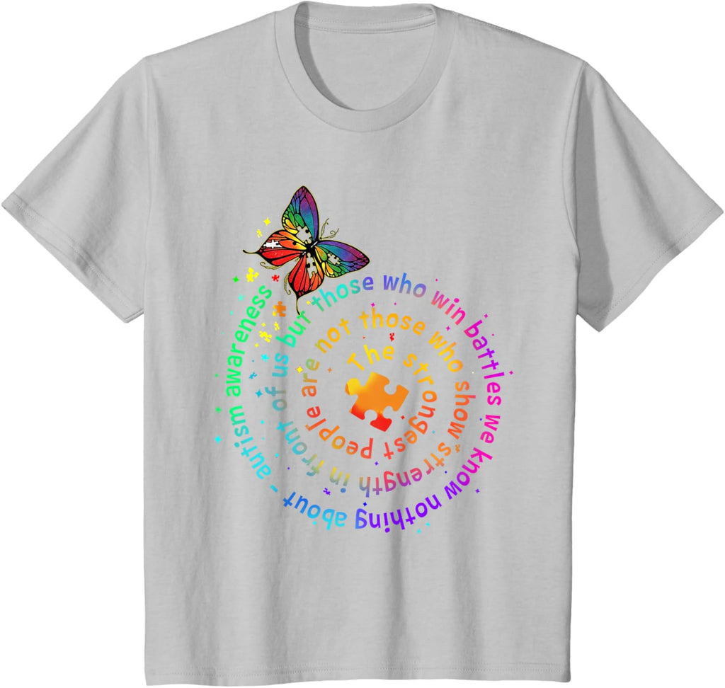 The Strongest People Butterfly Autism Awareness