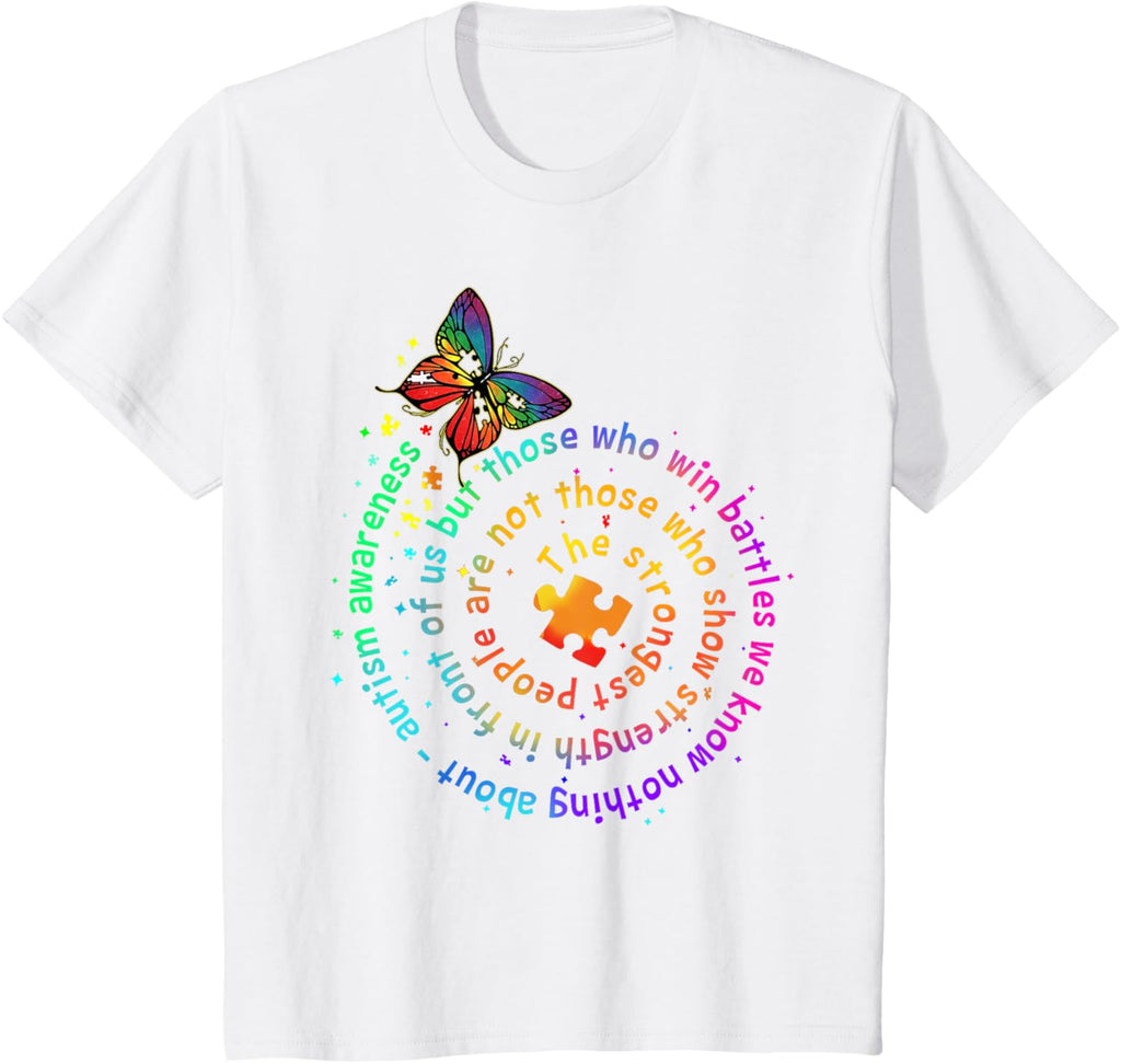 The Strongest People Butterfly Autism Awareness