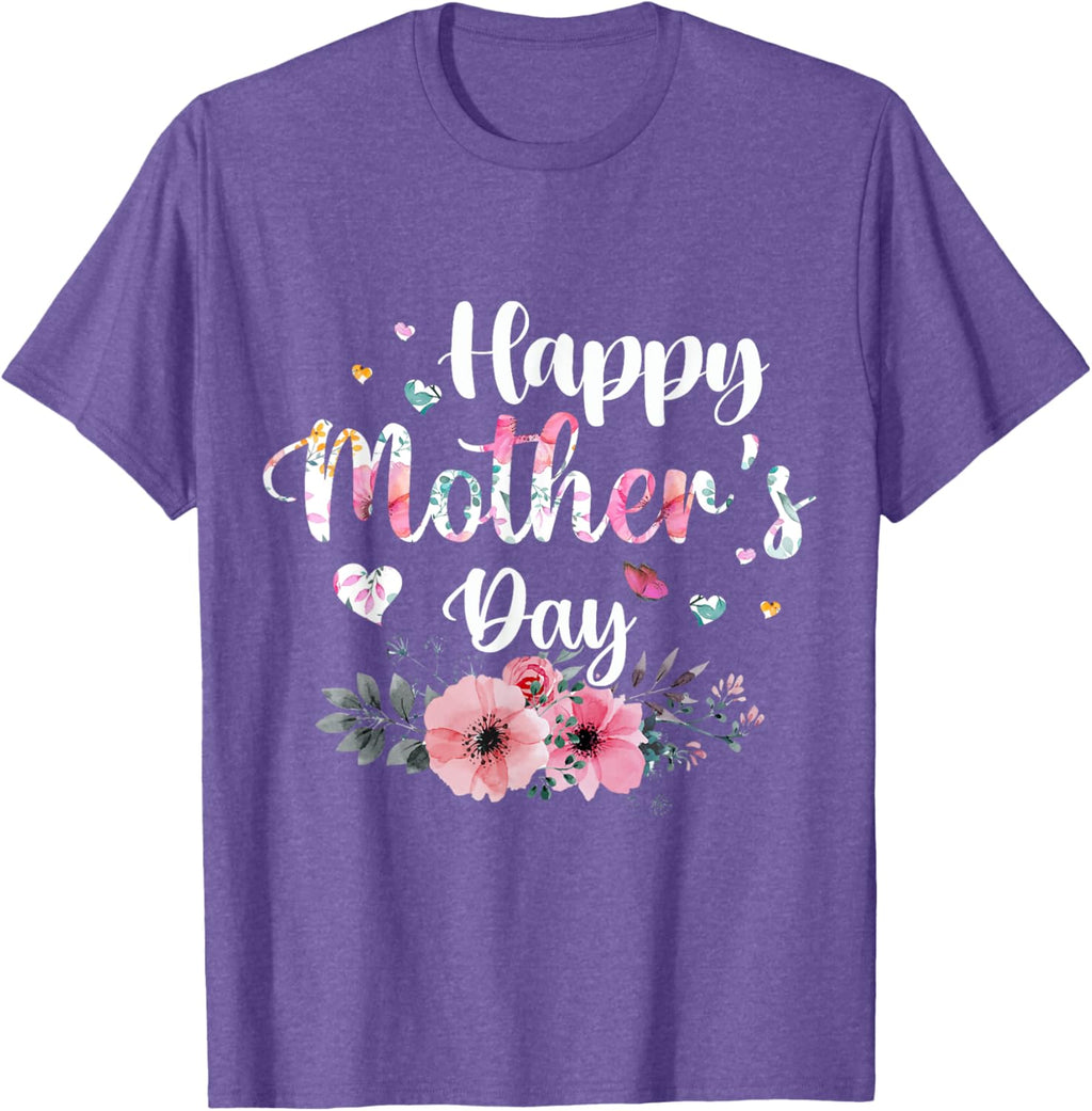 Happy Mother's Day 2025 Cute Floral for Women Mom Grandma