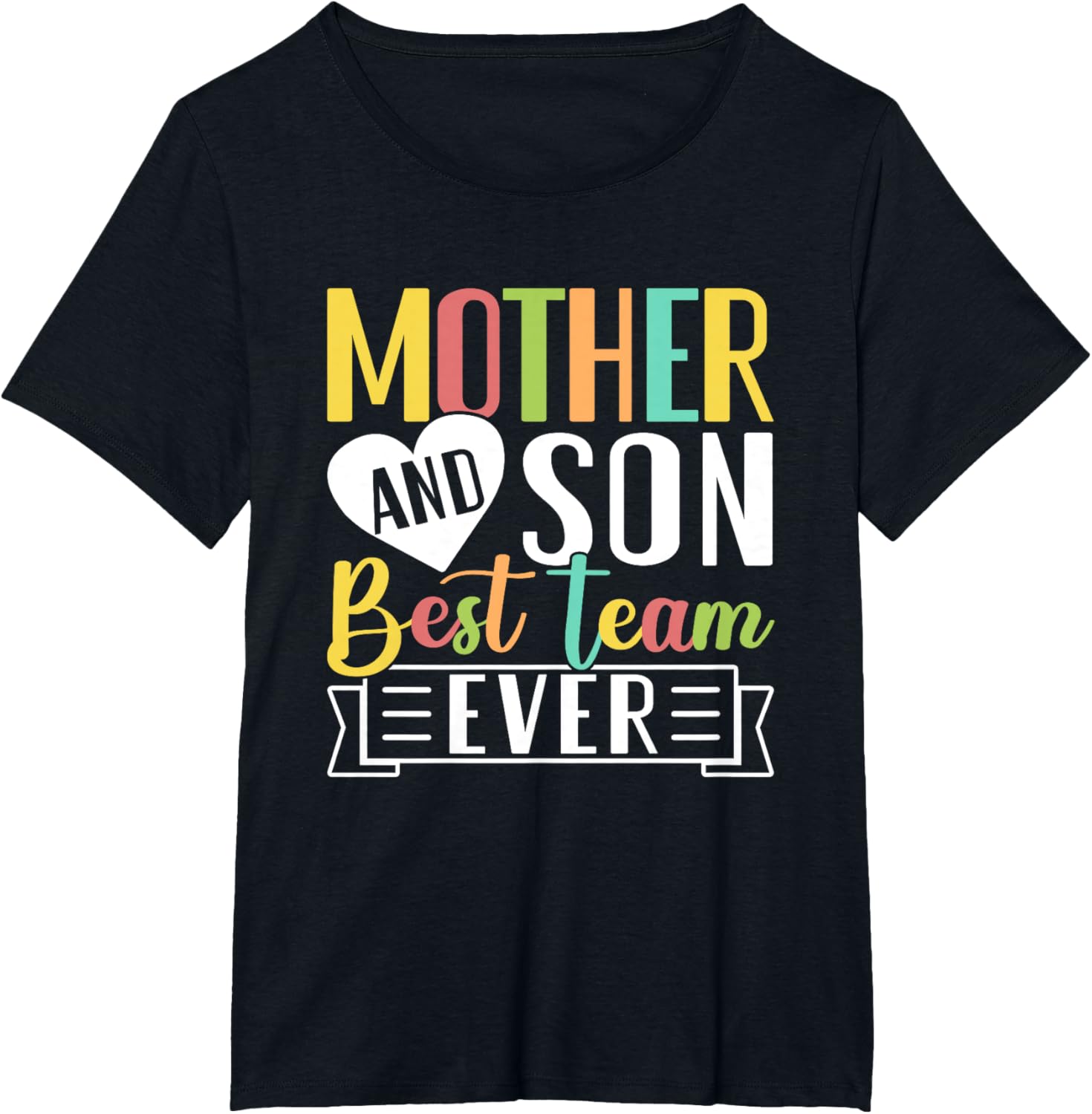 Mothers Day Mama Mom Son Love Mommy Mama Mother's Black Unisex Classic Fit Crew Neck Short Sleeve Mother Shirt