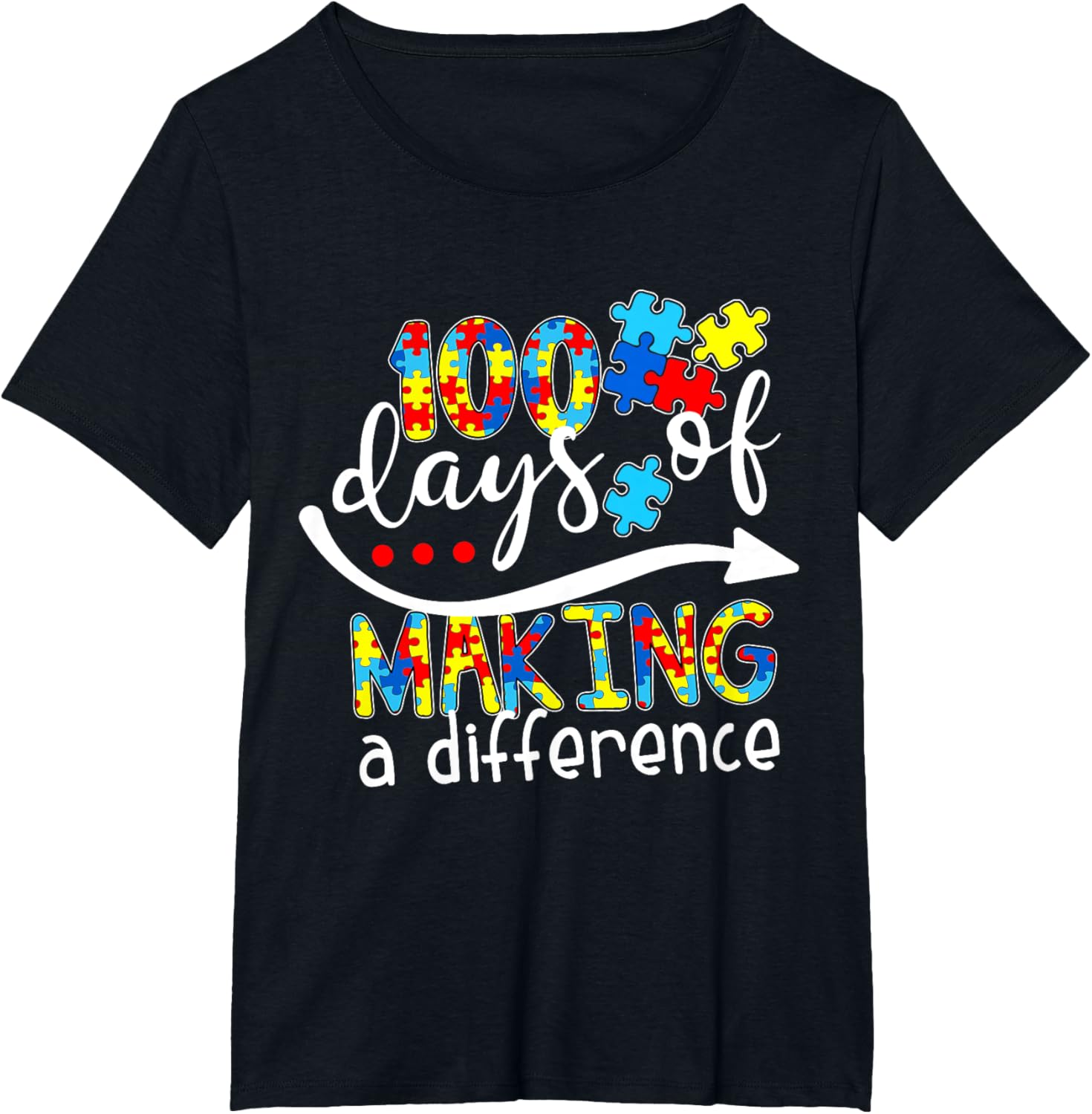 Autism 100 Days 100th day of school teacher autism awareness