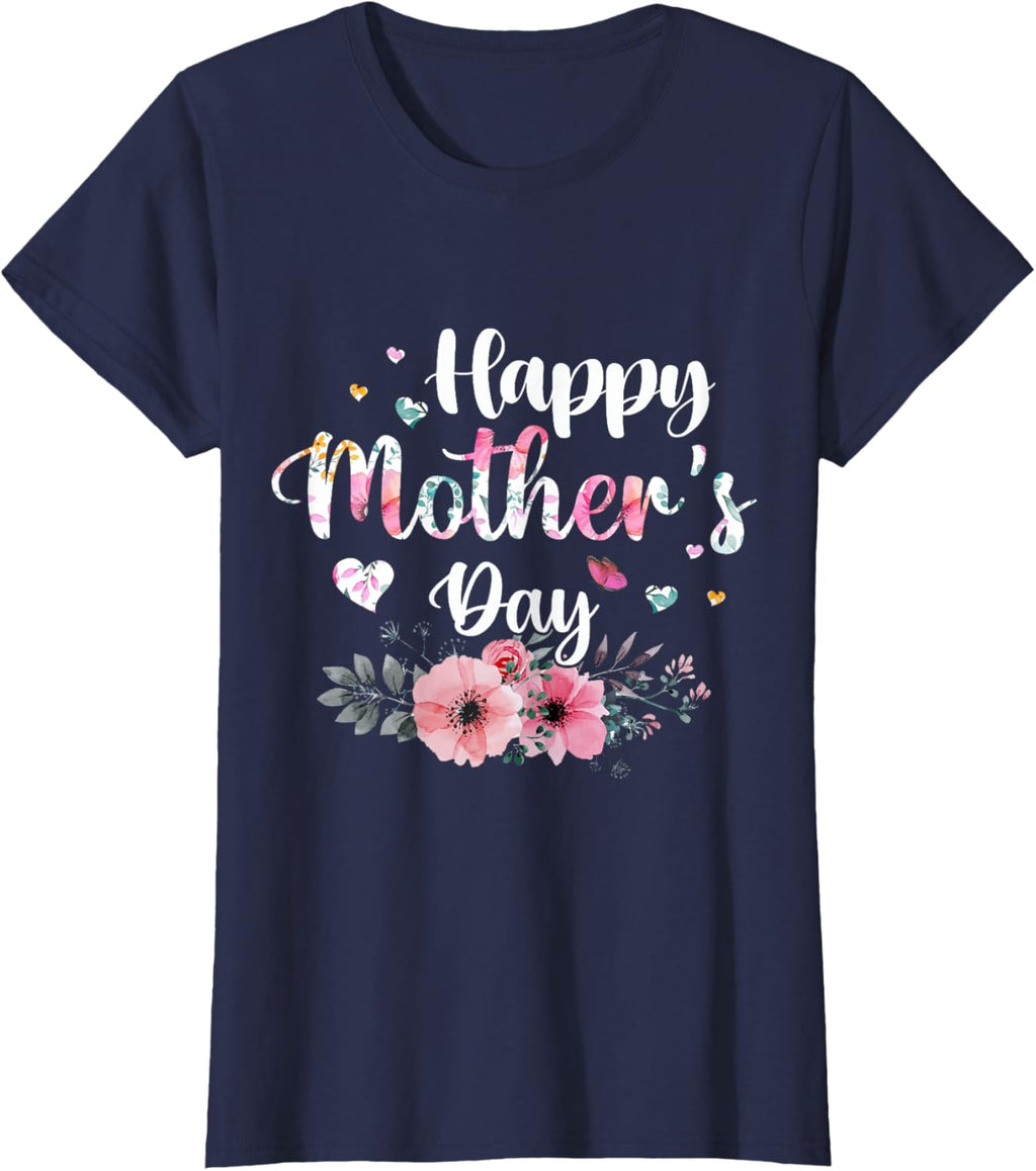 Happy Mother's Day 2025 Cute Floral for Women Mom Grandma