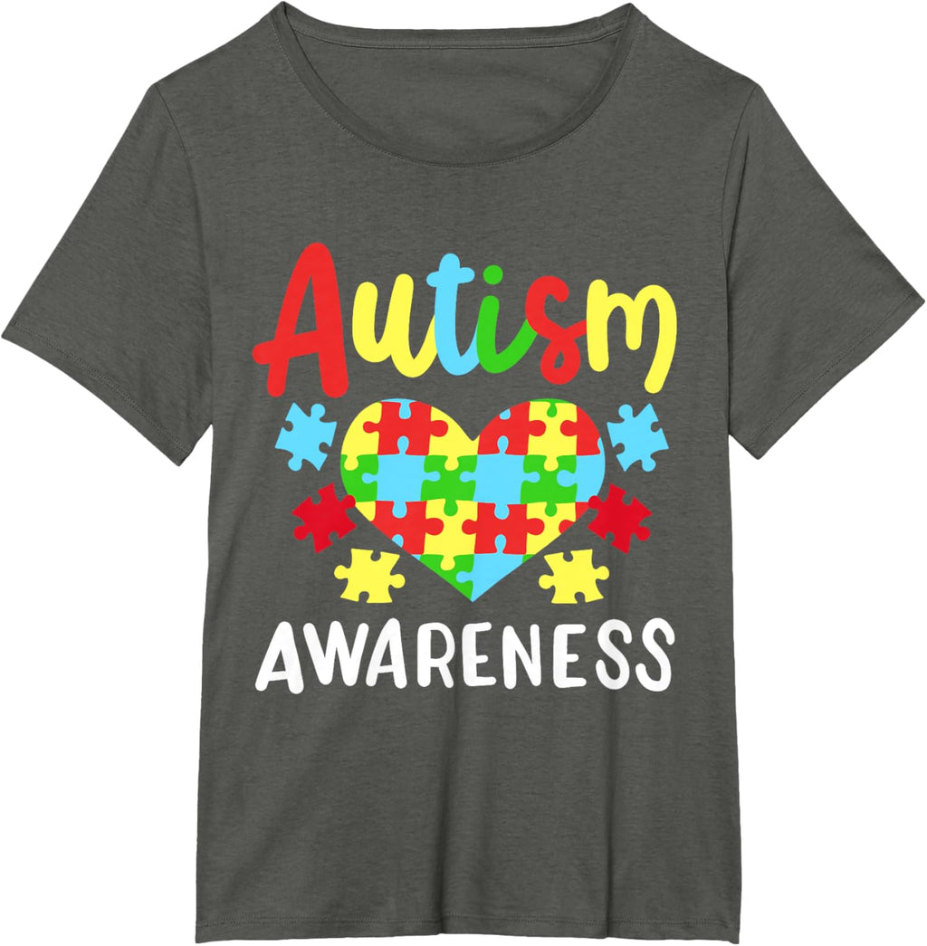 Autism Awareness T-Shirt, Small, Black