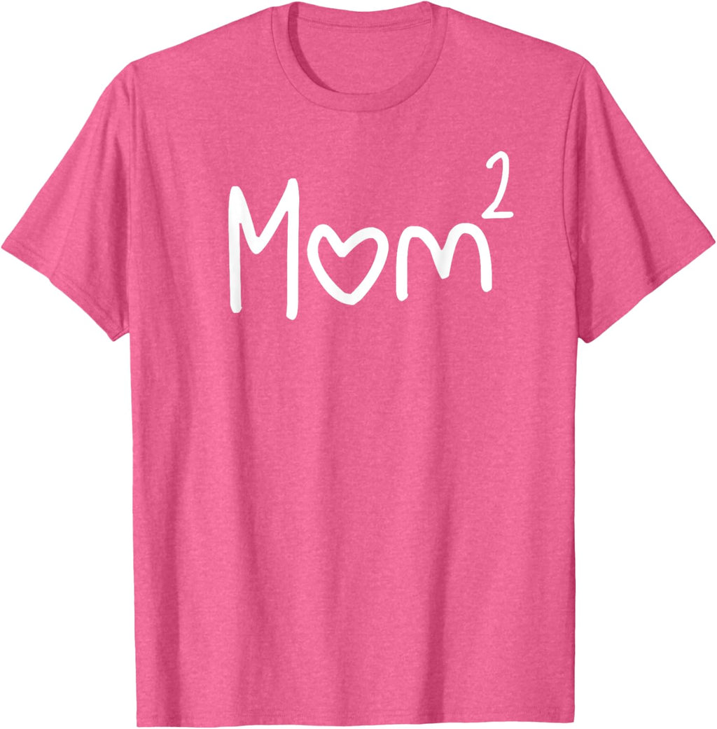 Mom Of Two Kid Mother Day Shirt Mom 2 Squared Mommy Shirt