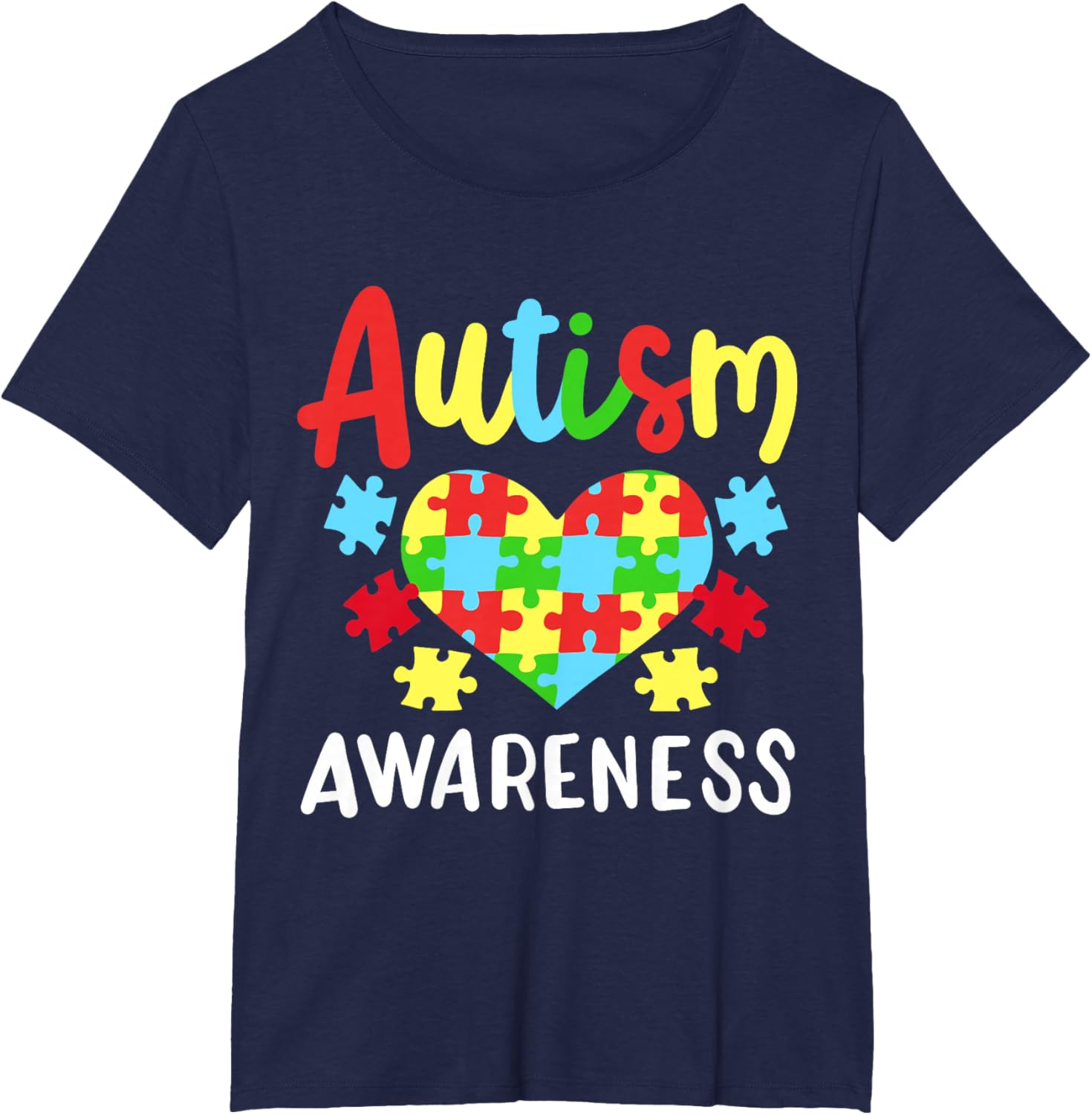 Autism Awareness T-Shirt, Small, Black