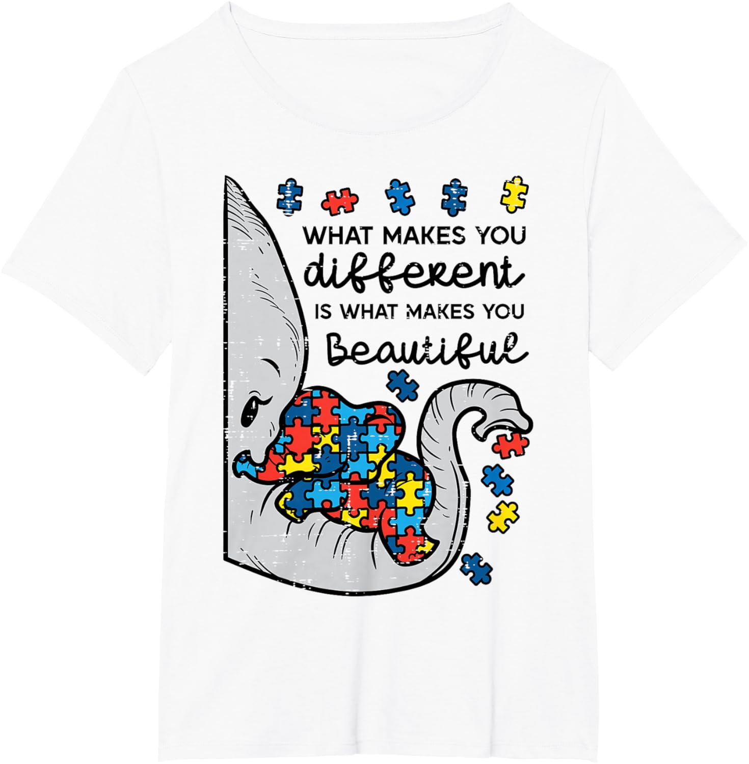 What Makes You Different Beautiful Elephant Autism Awareness
