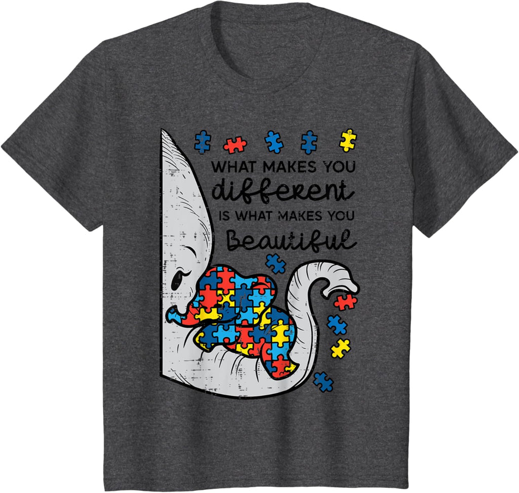 What Makes You Different Beautiful Elephant Autism Awareness