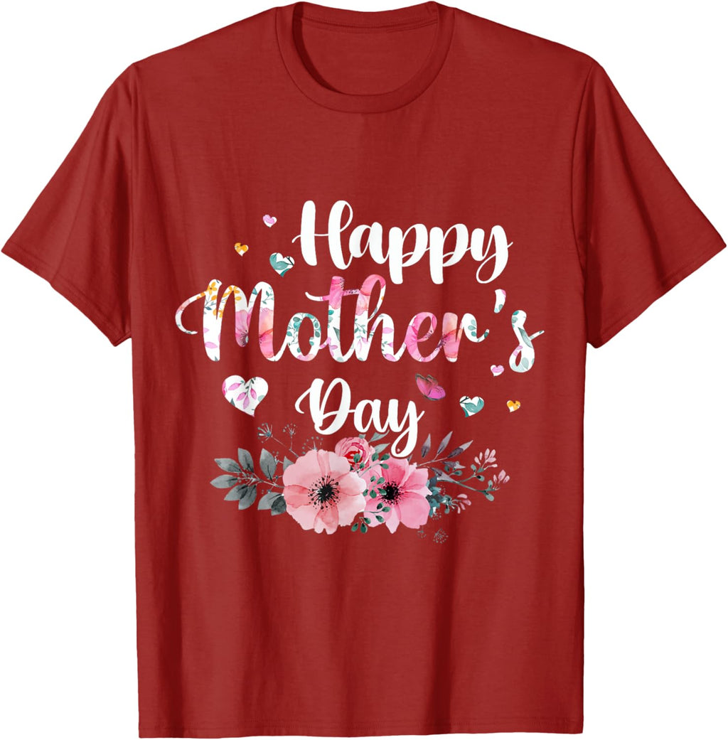 Happy Mother's Day 2025 Cute Floral for Women Mom Grandma