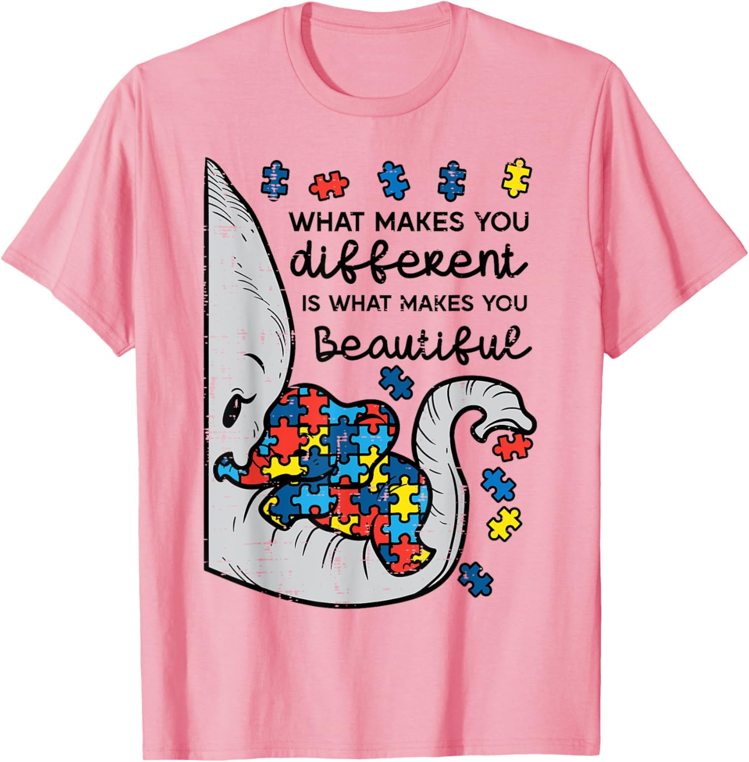 What Makes You Different Beautiful Elephant Autism Awareness