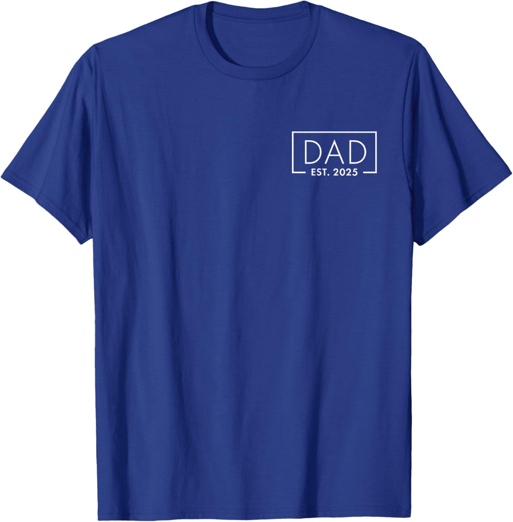 Birth Gift Co. Funny 1st Time Dad EST 2025 New Dad New First Fathers Day