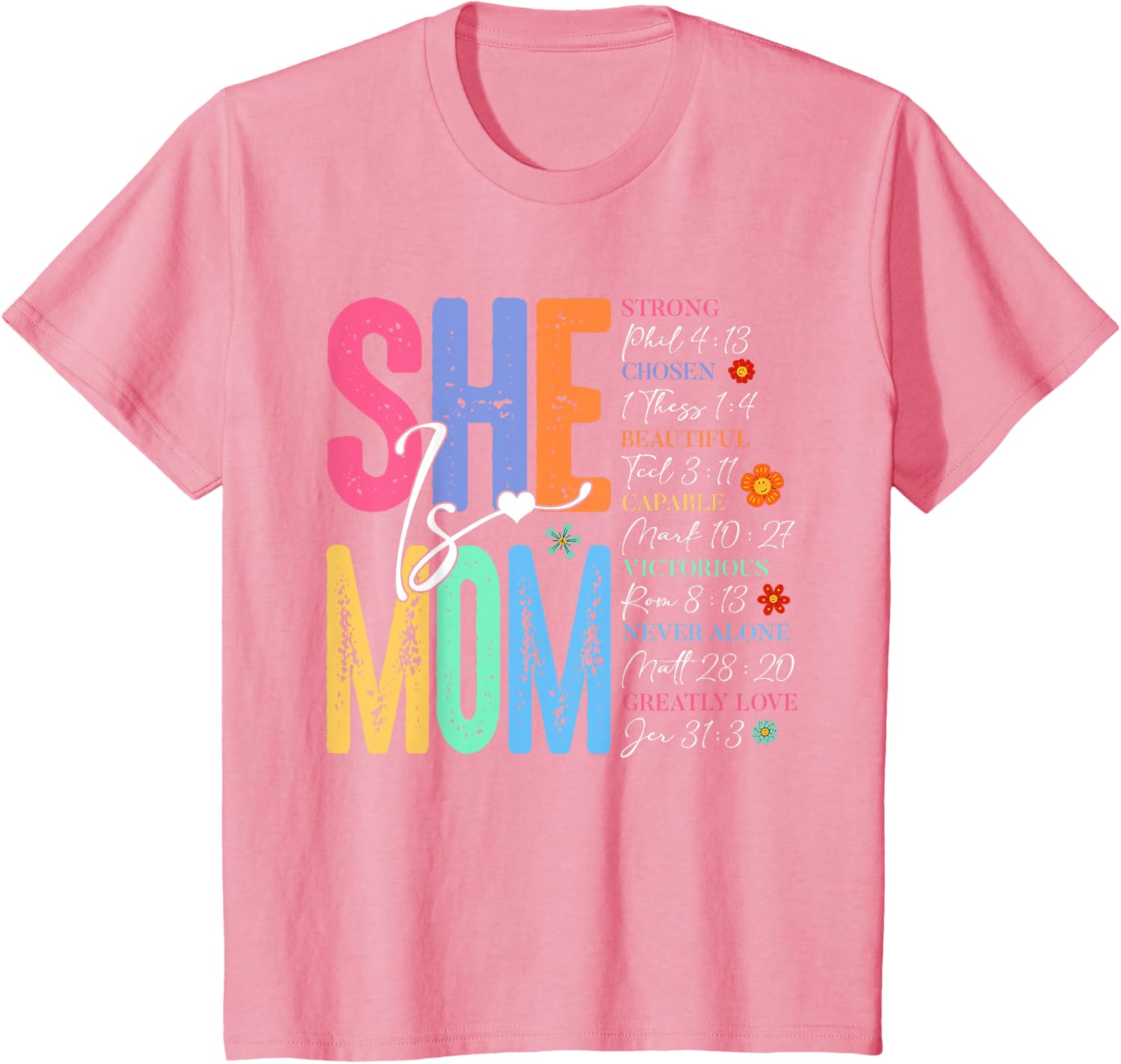 She Is Mom Christian Mother's Day Jesus Mama Religious Women