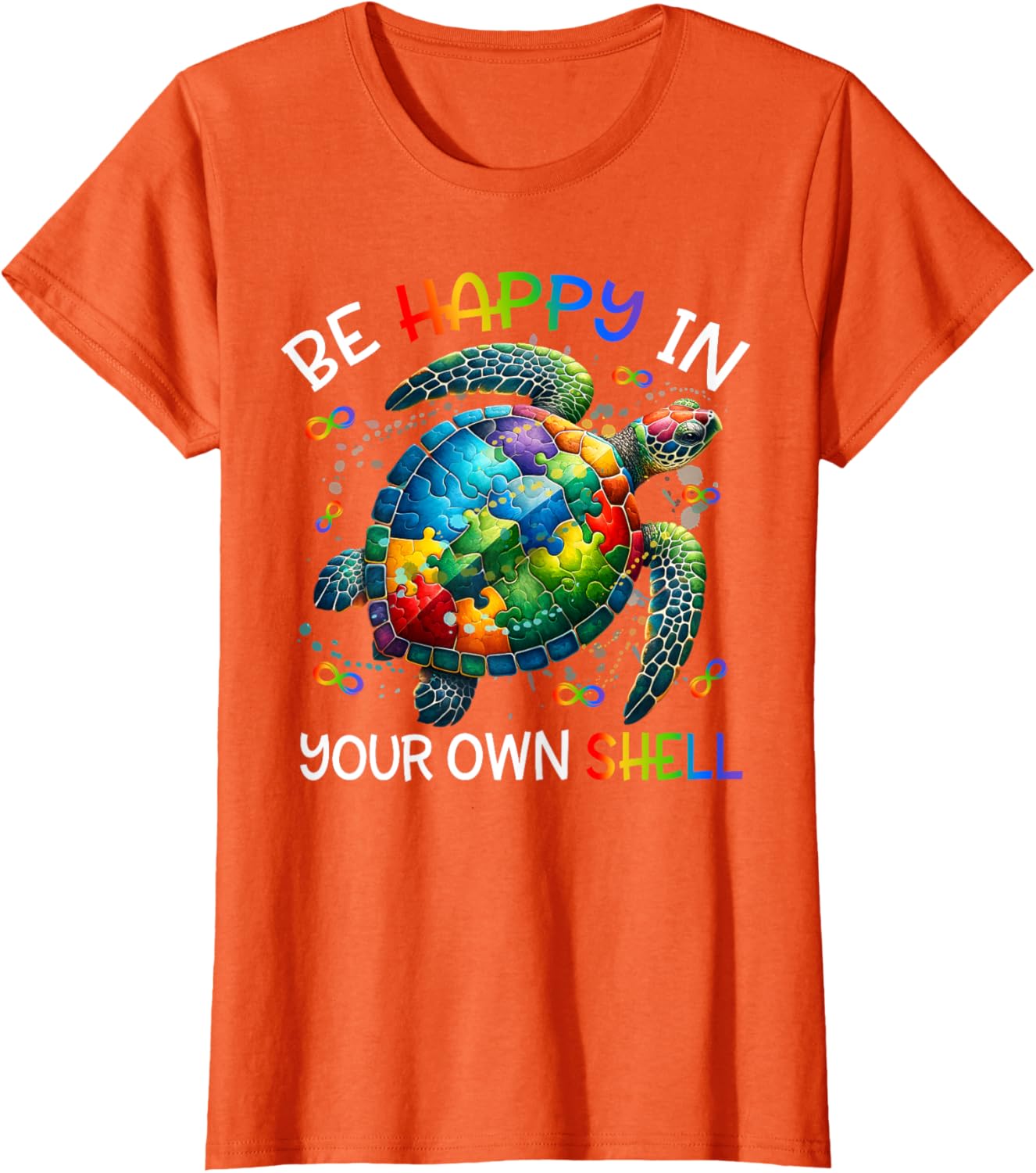 Puzzle Turtle Be Happy In Your Own Shell Autism Awareness