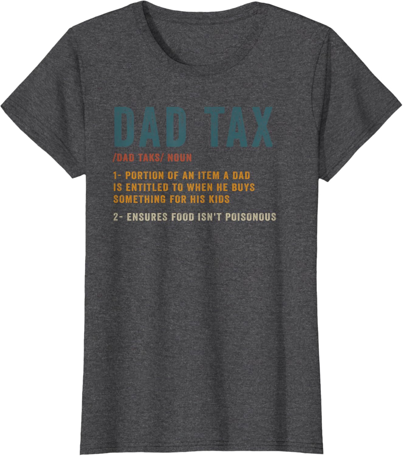 Vintage Dad Tax Definition Men Funny Father's Day