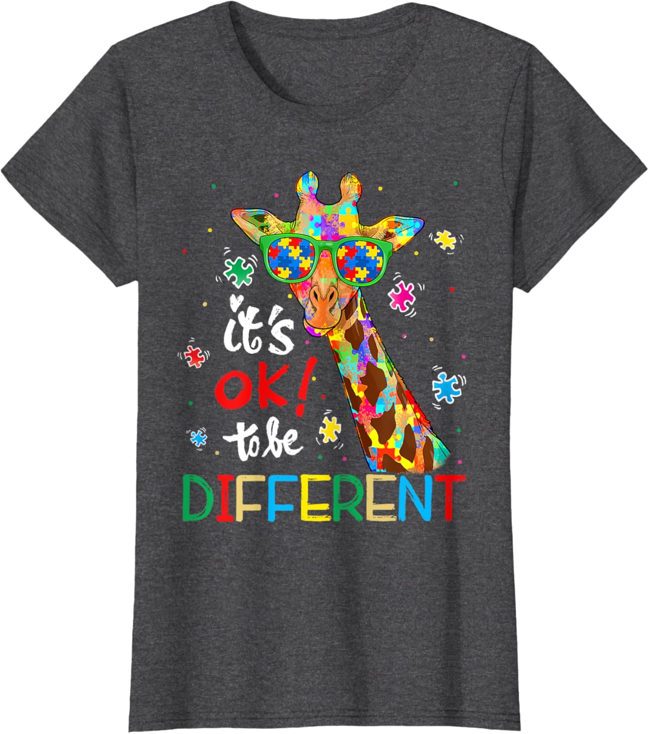 Autism Awareness Acceptance Women Kid Its Ok To Be Different