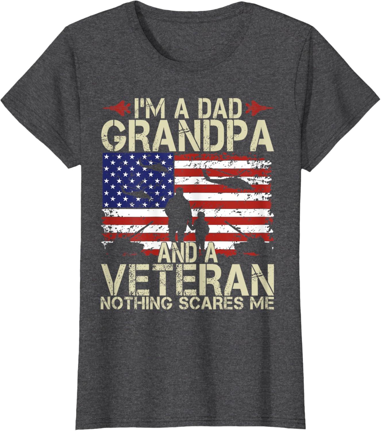 I'm A Dad Grandpa And Veteran Fathers Day Papa Grandpa Gifts