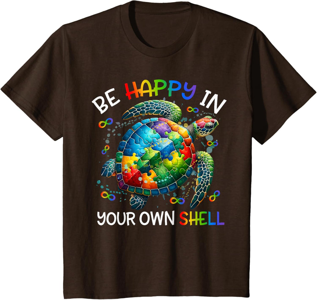 Puzzle Turtle Be Happy In Your Own Shell Autism Awareness