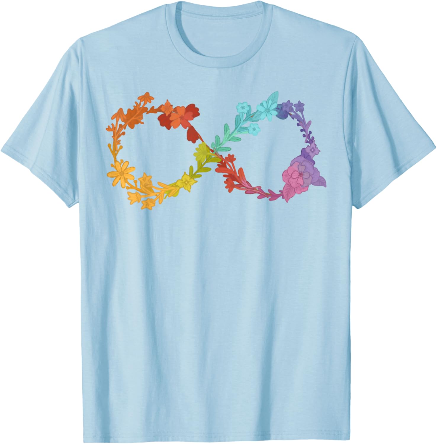 Floral Neurodiversity Infinity Symbol Autism Awareness
