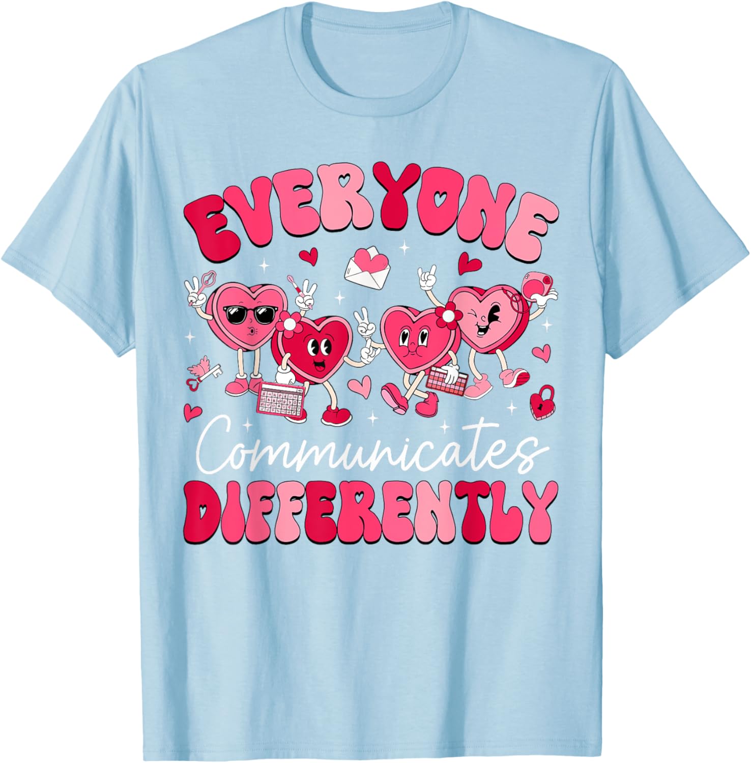Everyone Communicates Differently Autism Valentines Day