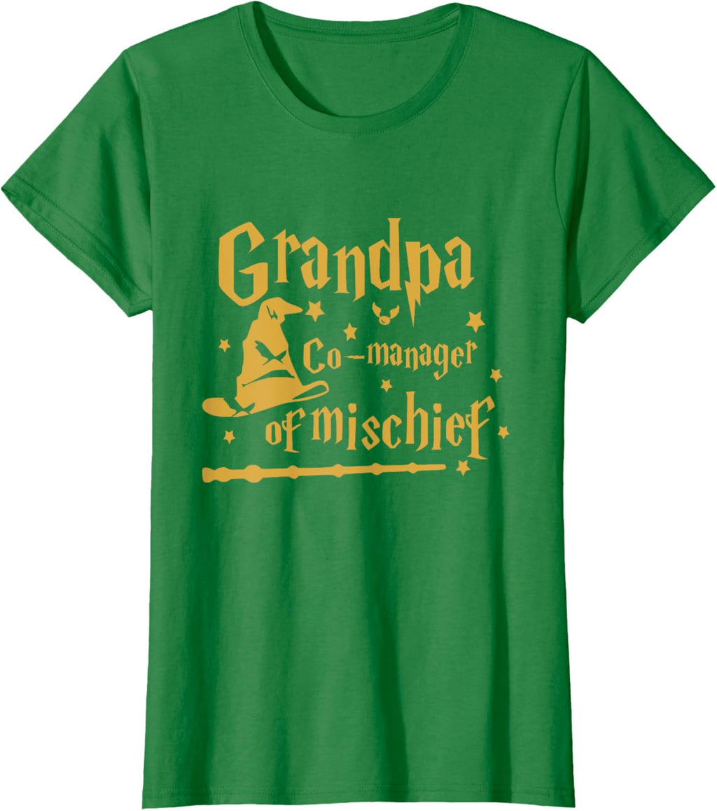Funny Men Magical Grandpa Manager of Mischief Father's Day