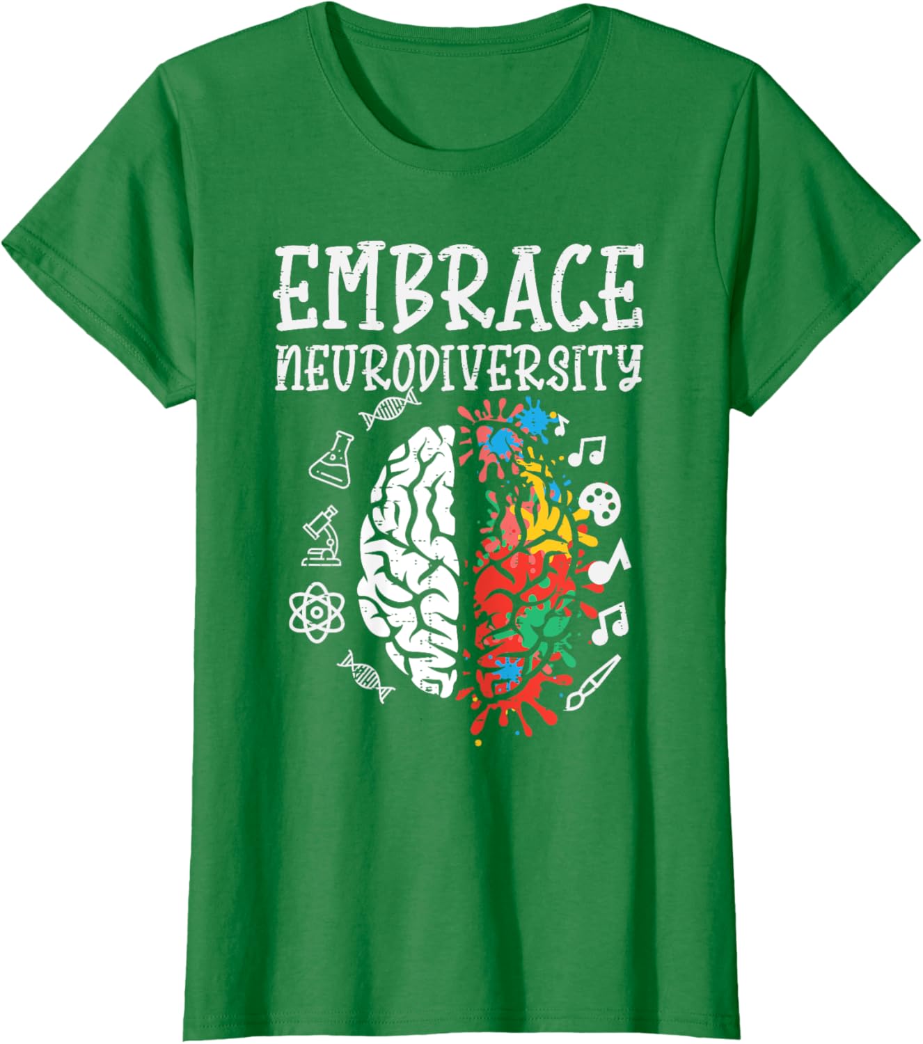 Embrace Neurodiversity Autism Awareness ASD Men Women Kids