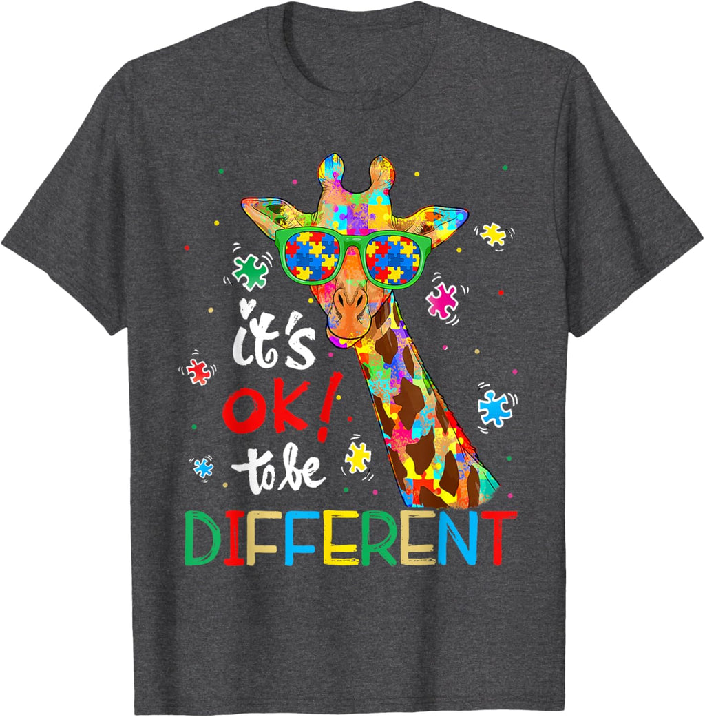 Autism Awareness Acceptance Women Kid Its Ok To Be Different