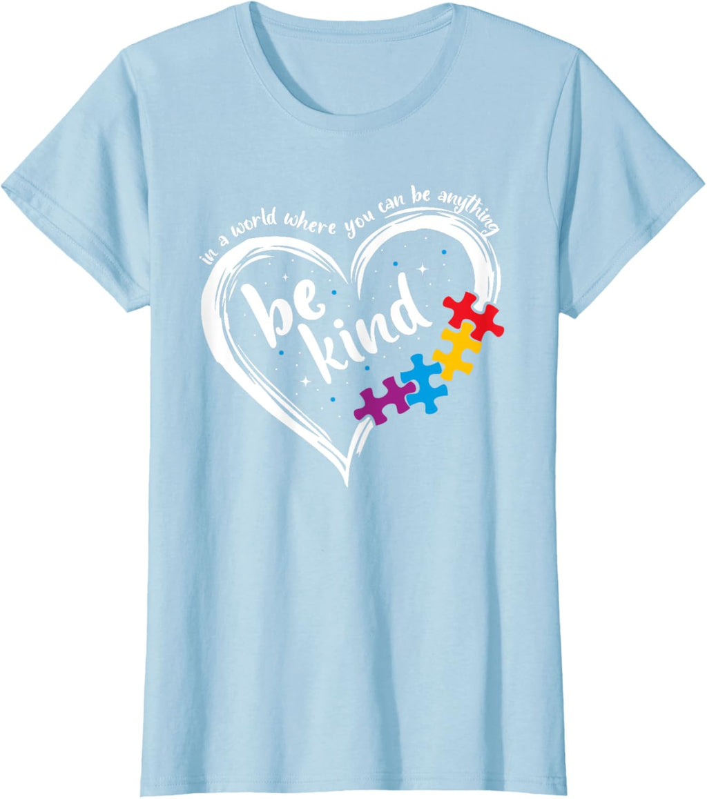 Autism Be Kind Women Blue Be Kind Autism Awareness