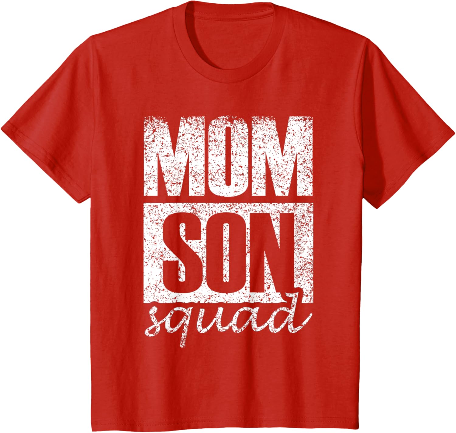 Mama Mom Son Mothers Day Love Mama Mommy Son Squad Mother's Day Matching Mom Sons Mother Son T-Shirt, Small, Black