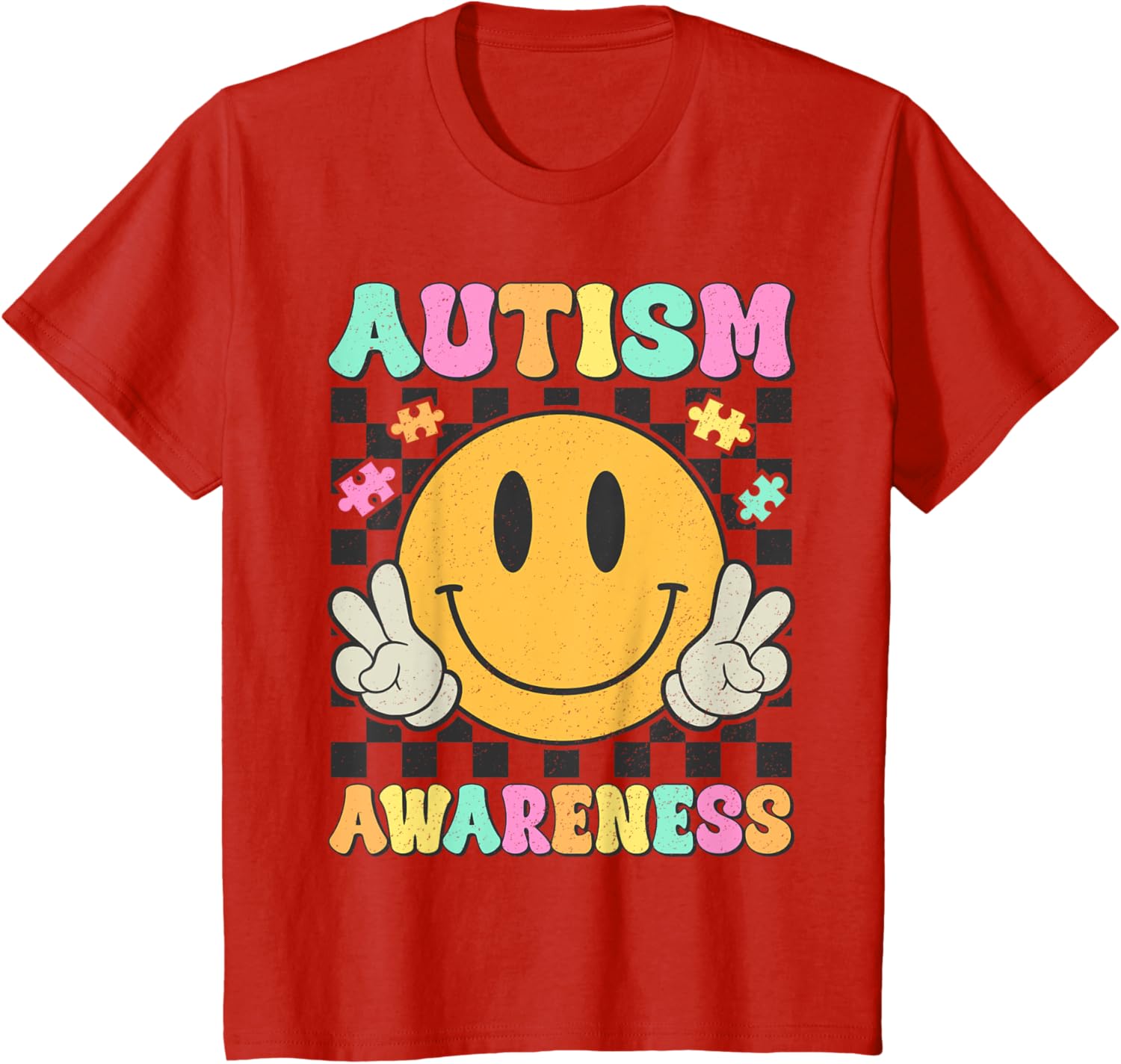 Autism Awareness Kids Men Women Smile Face Autistic Autism