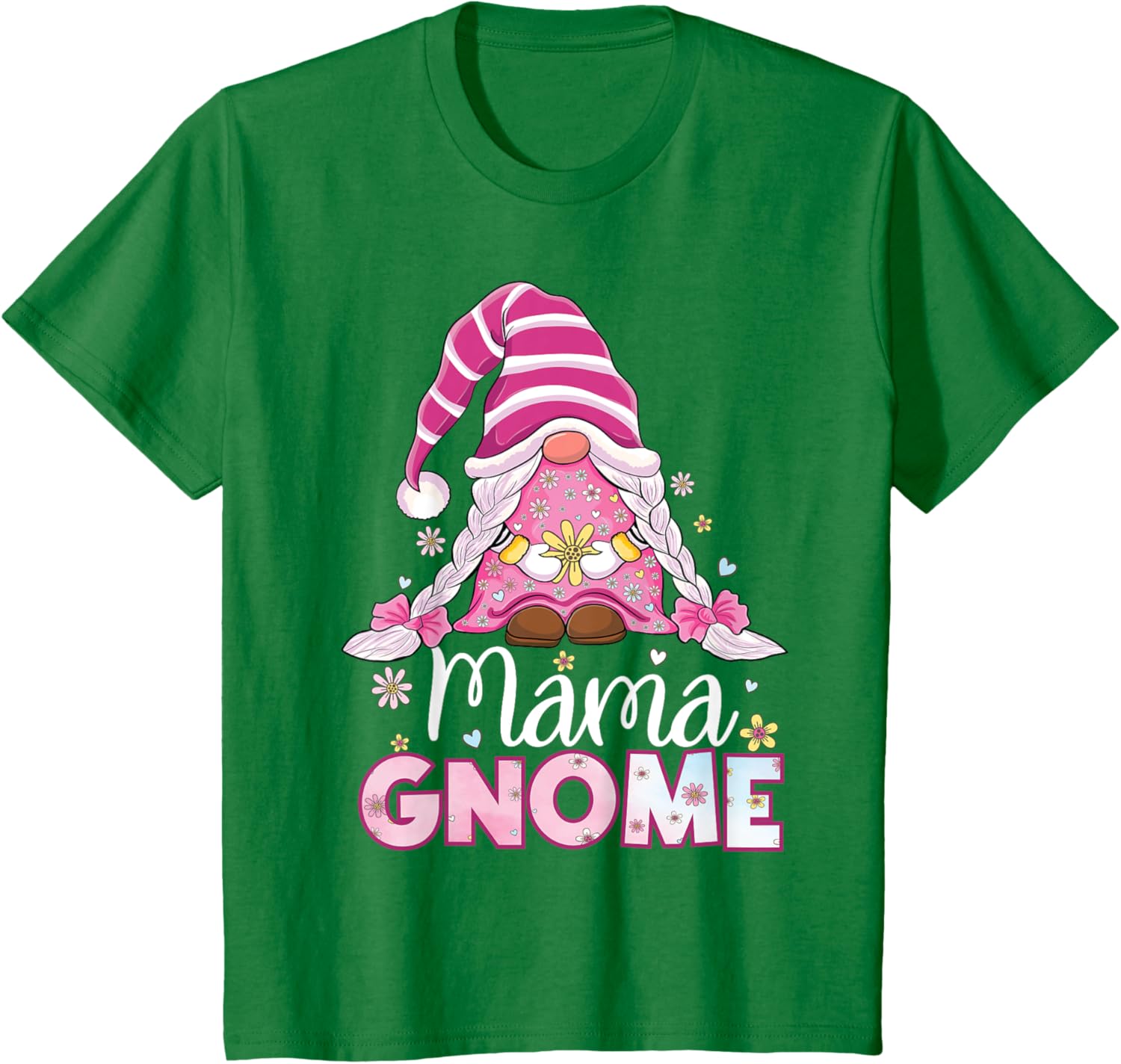 Flower For Mom Gnomies Cute Gnome Mom Happy Mother's Day