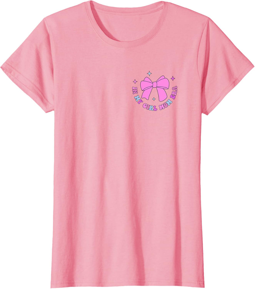 In My Era Mom Groovy Ribbon Girls Mother's Day