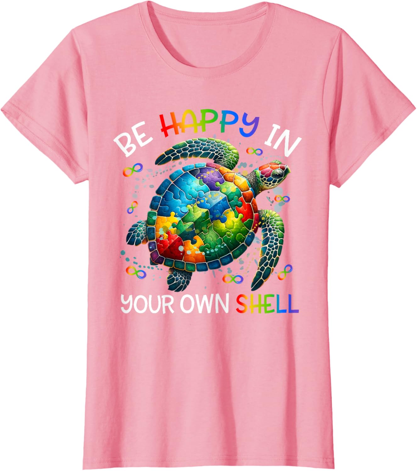 Puzzle Turtle Be Happy In Your Own Shell Autism Awareness
