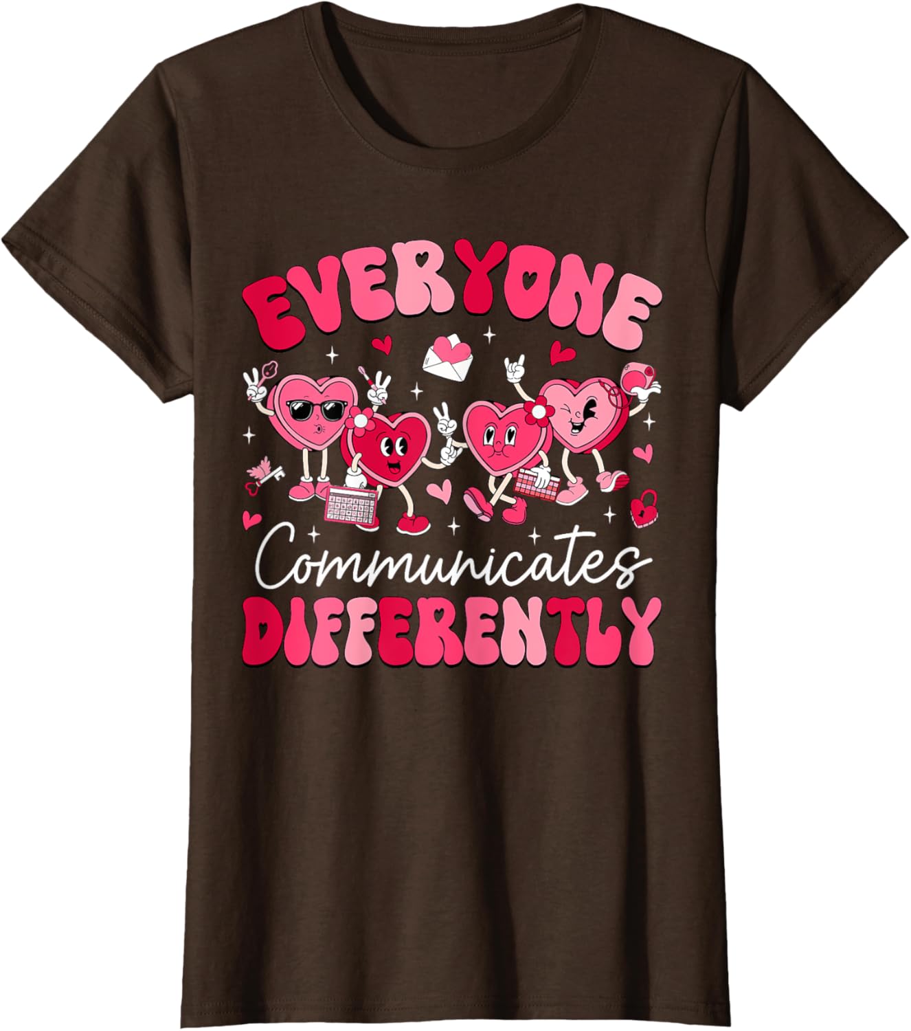 Everyone Communicates Differently Autism Valentines Day