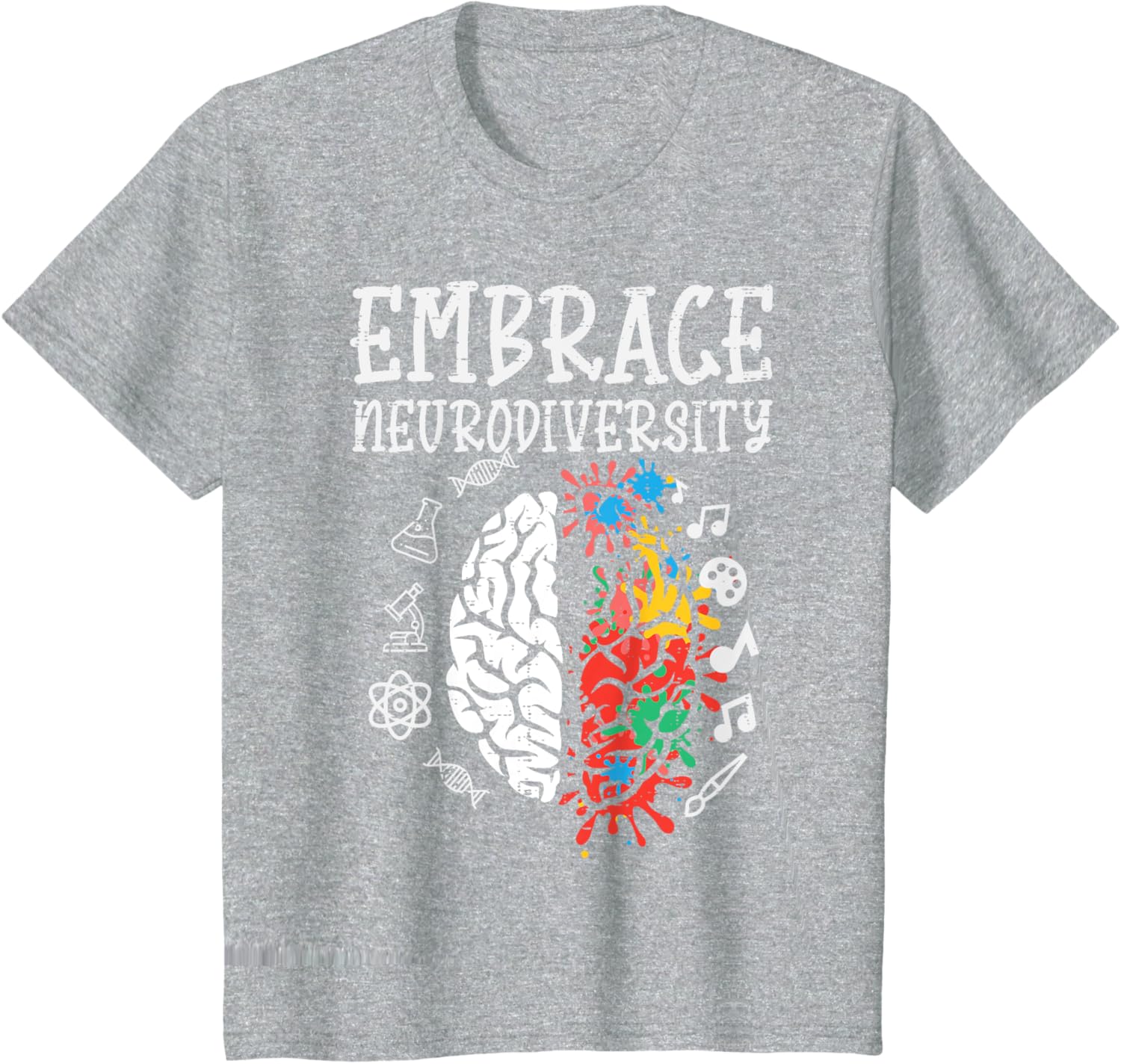 Embrace Neurodiversity Autism Awareness ASD Men Women Kids